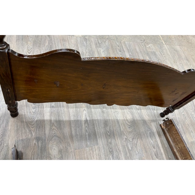 Vintage Nicholson-Kendle Furniture Full Size French Louis XV Style Bed Frame For Sale - Image 12 of 17