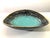 Mid Century German Pottery Decorative Bowl W/24k Gold Rim For Sale - Image 4 of 10