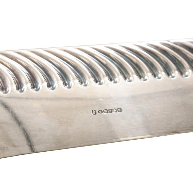 English Silver Plated Crumb Catcher For Sale In Tampa - Image 6 of 7