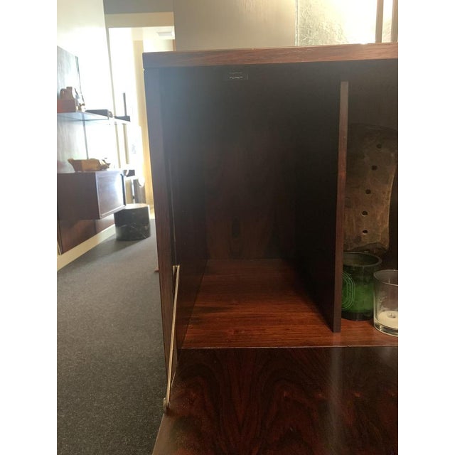 Bar Cabinet in Rosewood with Metal Details from Stildomus, Italy, 1960s For Sale - Image 10 of 13