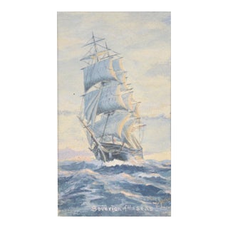 "Sovereign of the Seas" - Seascape With Sailing Ship by Victor Lind For Sale
