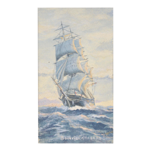 "Sovereign of the Seas" - Seascape With Sailing Ship by Victor Lind