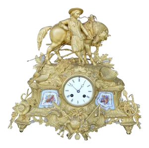 Late 19th Century French Gilt and Ormulu Mantel Clock