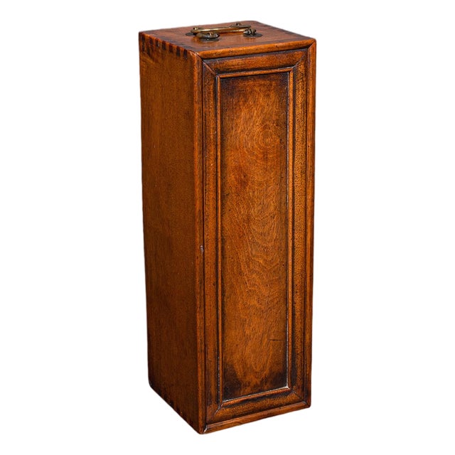 Antique Wine Bottle Presentation Case, English, Champagne Magnum Box, Regency For Sale