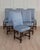 Set of Six Lombard Walnut Reel-Turned Dining Chairs, Early 18th Century For Sale - Image 4 of 9