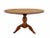 Farmhouse Antique Style Old Pine Round Farmhouse Kitchen Table For Sale - Image 3 of 6