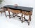 Wood Antique Dovetailed Inlaid Carved Walnut Marble Top SideBoard Server Buffet For Sale - Image 7 of 12
