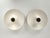 Ivory German White Wall Lights, 1960s, Set of 2 For Sale - Image 8 of 16