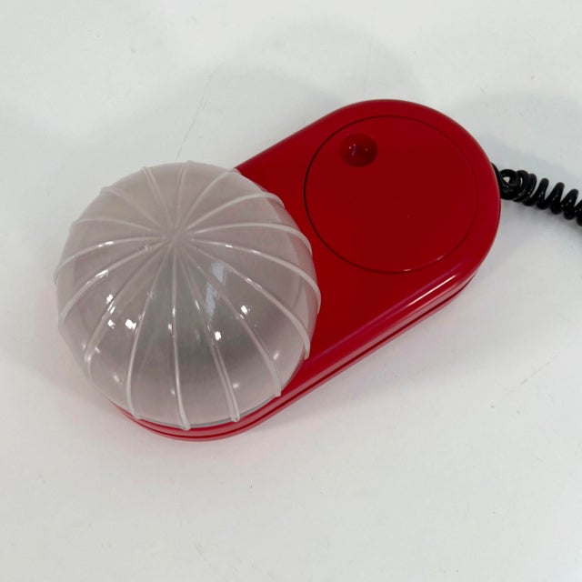 Red Farstar Table Lamp by Adalberto Dal Lago for Francesconi, 1970s, in Good conditions. Designed 1970 to 1979 This piece...