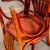 Honey Red Fan Back Dining Armchair, 1970s For Sale - Image 11 of 14