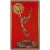 Pop Art Melted Crayon Emmy Award on Red Background For Sale In Los Angeles - Image 6 of 6
