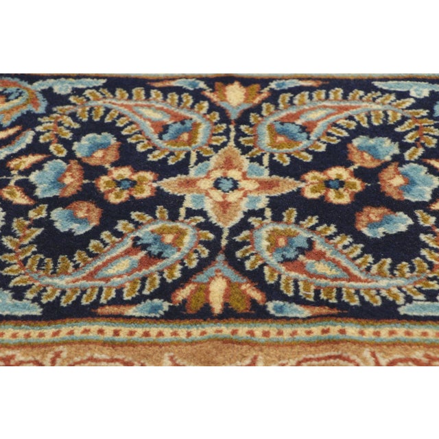 Mid 20th Century Mid 20th Century Vintage Persian Kerman Rug, 10'03 X 13'05 For Sale - Image 5 of 10