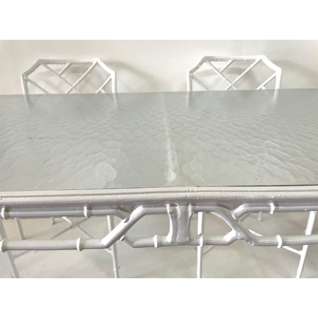 Brown Jordan Garden Dining Set by Hall Bradley "Calcutta" - Set of 7 For Sale - Image 15 of 18