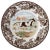 Spode Spode Woodland Horses Dinner Plate 10.5", Paint For Sale - Image 4 of 4