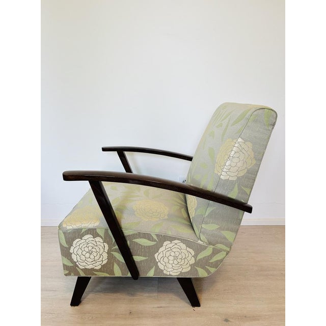 Set of Art Deco Armchairs, Prague, 1950s For Sale - Image 9 of 15