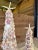 Shell Custom Coastal Organic SculpturauSeashell Holiday Cone Trees – Pair For Sale - Image 7 of 12