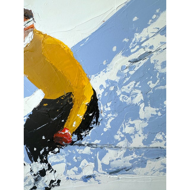 "Velocity" Modern Original Oil Painting, by Jennifer Hohlfelder For Sale - Image 4 of 7