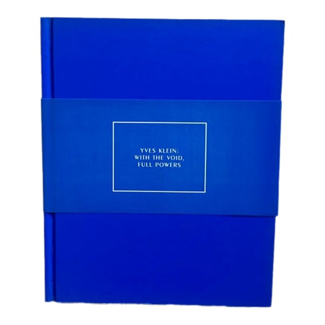 Brand New 2010 Yves Klein: With the Void, Full Powers Hardcover - Stated First Edition With Scarce Publisher's Belly Band (Never Opened) For Sale