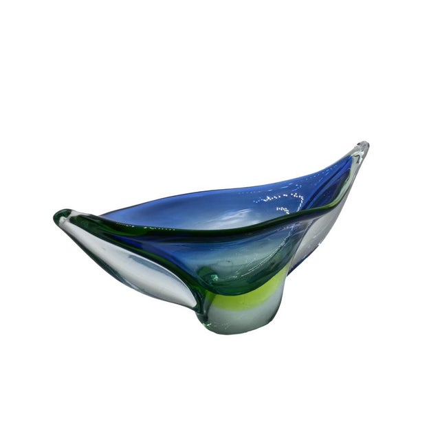 Mid-Century Modern Submerged Murano Glass Centerpiece by Flavio Poli for Seguso Vetri d'Arte, Italy, 1960s For Sale - Image 3 of 7
