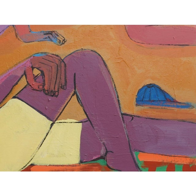 Textile "Summer", Original Painting by Rebecca Jack For Sale - Image 7 of 7