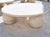 Not Yet Made - Made To Order Travertine Sphere Ball Leg Coffee Table by My Habitat Design For Sale - Image 5 of 8