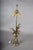 Metal Hollywood Regency Brass Palm Leaf Double Socket Table Lamp, Europe, 1960s For Sale - Image 7 of 12