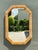 Mid 20th Century Vintage Octagonal Rattan Wrapped Wall Mirror For Sale - Image 5 of 14