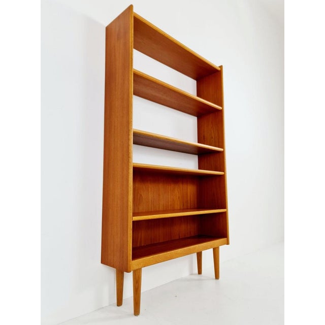 Vintage Danish Freestanding Book Case in Teak by Johannes Sorth, 1960s For Sale - Image 9 of 11