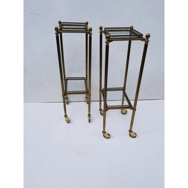 1950s Maison Bagues Style Side Tables - a Pair For Sale - Image 10 of 10