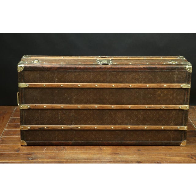 1st Series Monogrammed Cabin Trunk from Louis Vuitton, 1904 For Sale - Image 3 of 11