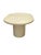 Late 20th Century Vintage Springer Style Postmodern Cream Lacquer Dining Table With Two 18" Leaves For Sale - Image 5 of 13