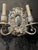 Edward F. Caldwell & Co. 1900 Caldwell Baroque Silver Plated Sconces With 2 Lights - a Pair For Sale - Image 4 of 9