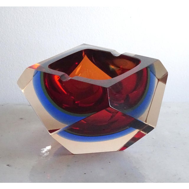 Vintage Murano Glass Bowl, 1960s For Sale - Image 11 of 14