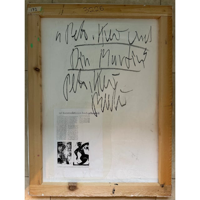 Peter Keil “Peter Keil and Dean Martin” Titled Painting by Artist Peter Keil, 1997 For Sale - Image 4 of 5