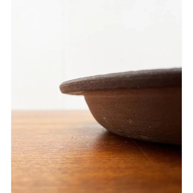 Beige Mid-Century Danish Studio Pottery Bowl from B.J. Keramik, 1960s For Sale - Image 8 of 11