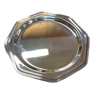 Silver-Plated Metal Bottle Coaster from Christofle For Sale