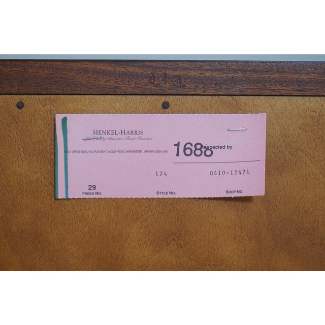 Henkel Harris Mahogany Model 174 Lingerie Chest For Sale - Image 14 of 14