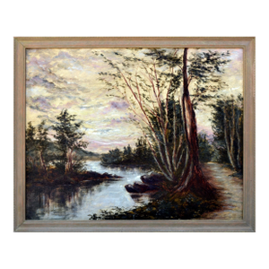 Turn of the Century California Riverbend Landscape by Alice L. Meussdorffer