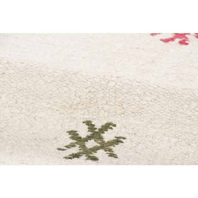 Vintage Turkish Kilim Hemp Rug With Stripes by Rug & Kilim, 1950-1959 For Sale In New York - Image 6 of 9
