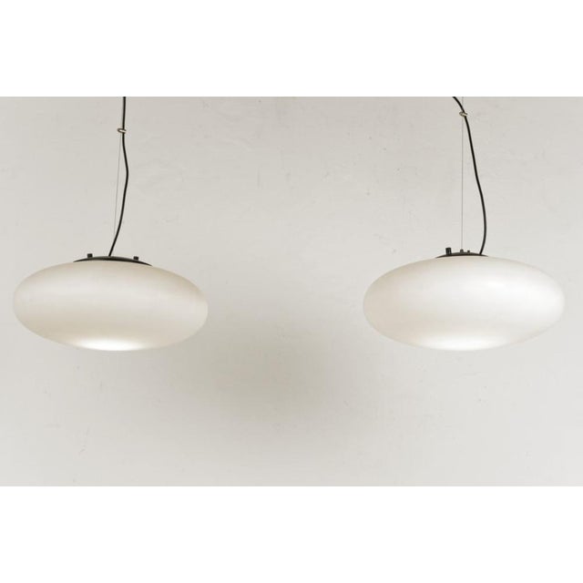 Metal Italian Pendant Lights from Stilnovo, 1950s, Set of 2 For Sale - Image 7 of 18