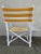 Wood Vintage Director Style French Beach Chairs - Set of 2 For Sale - Image 7 of 7