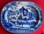 Early 19th Century Large Antique Early 19th C. English Staffordshire Pearlware Blue & White Transfer Platter by Robert Hamilton of Stoke in the Gothic Ruins Pattern 1820 For Sale - Image 5 of 8