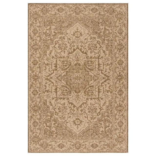 2020s Shelter Island Indoor Outdoor Rug Cream & Beige 5'3"x7'6" For Sale - Image 5 of 5