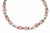 Contemporary Tiffany & Co. Vintage Sterling Silver Pink Quartz Beaded Necklace For Sale - Image 3 of 4