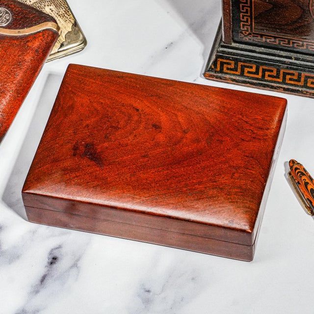 Timeless and refined, this mid-century modern solid wood box blends minimalist design with artisan craftsmanship....