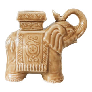 Vintage Elephant Garden Stool Figure For Sale