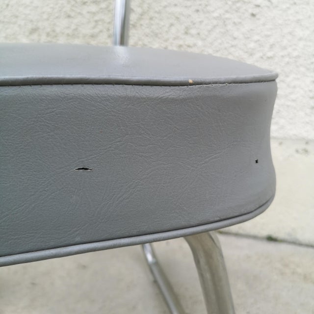 Industrial Grey Office Chair For Sale - Image 5 of 8