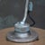 Metal Grey Blue Enamel 2 Arm Architect Desk Work Light from Siemens For Sale - Image 7 of 8