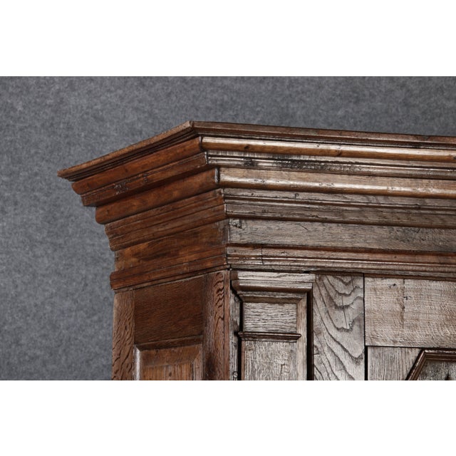 Antique Baroque Cabinet with Bastion Panels, 1730 For Sale - Image 16 of 18