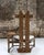 Vintage Dutch Brutalist Oak Side Chair, 1950 For Sale - Image 6 of 14